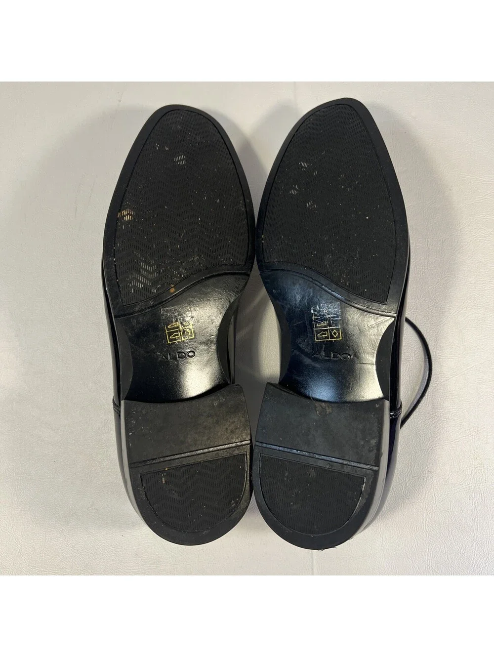 ALDO Black Men’s Dress Shoes Size 9.5 Lace Up